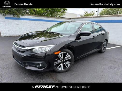 Burgundy 2016 Honda Civic EX-L