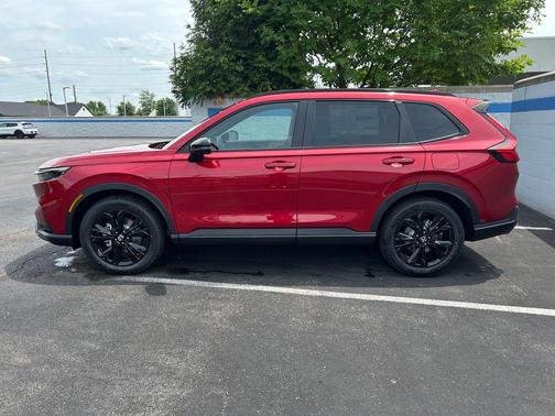Radiant Red Metallic 2026 Honda CR-V Hybrid Sport Touring