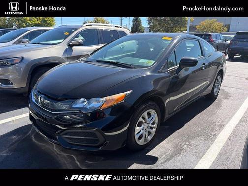 Black 2014 Honda Civic LX