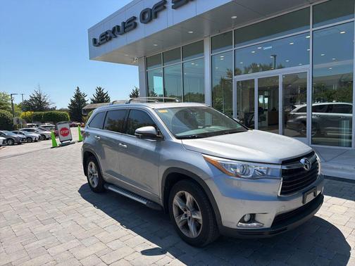 Silver Sky Metallic 2015 Toyota Highlander Limited