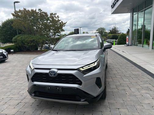 Silver Sky Metallic 2023 Toyota RAV4 Hybrid SE
