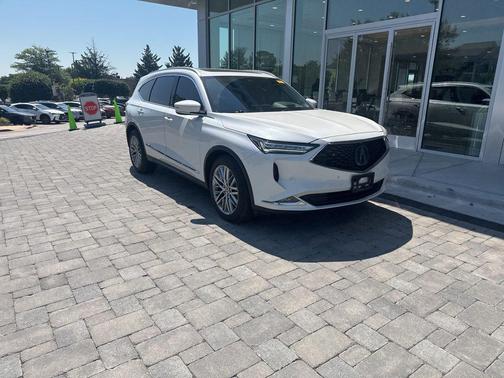 Platinum White Pearl 2023 Acura MDX Advance Package