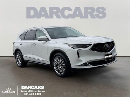 Platinum White Pearl 2023 Acura MDX Advance Package