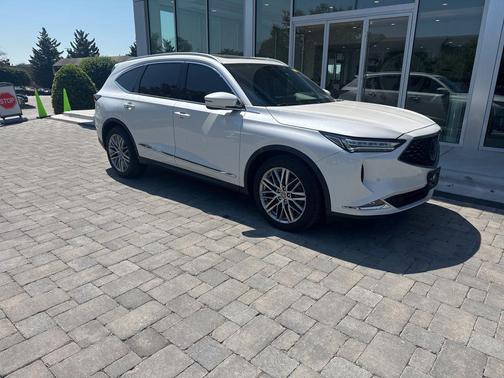 Platinum White Pearl 2023 Acura MDX Advance Package