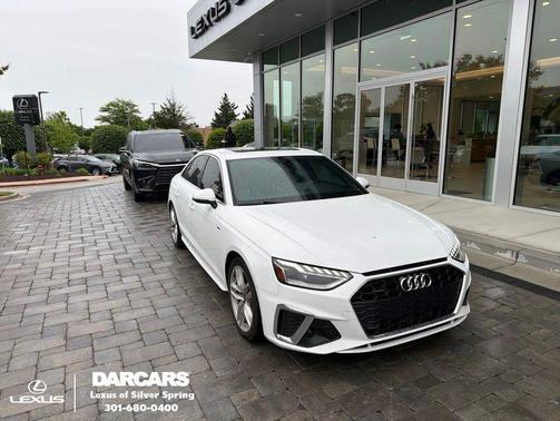 Arkona White 2024 Audi A4 45 S line Premium Plus