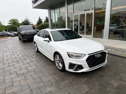 Arkona White 2024 Audi A4 45 S line Premium Plus