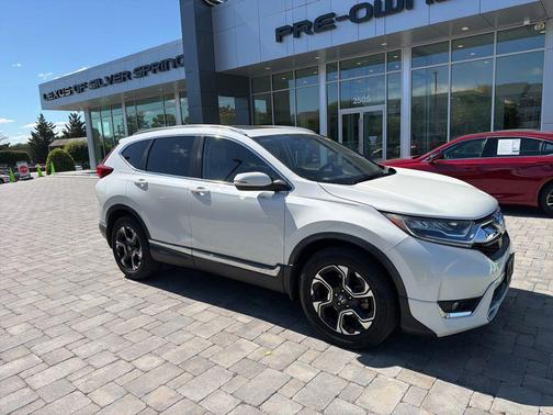White Diamond Pearl 2017 Honda CR-V Touring