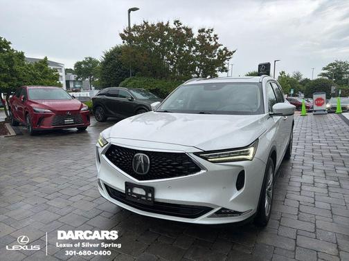 Platinum White Pearl 2023 Acura MDX Advance Package