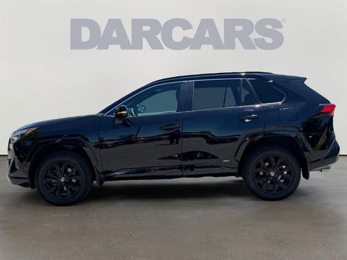 Midnight Black Metallic 2023 Toyota RAV4 Hybrid SE