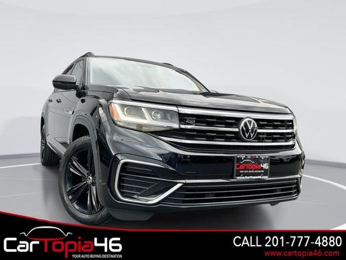 Deep Black Pearl 2021 Volkswagen Atlas 3.6L SE w/Technology