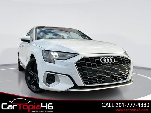 White 2022 Audi A3 Premium