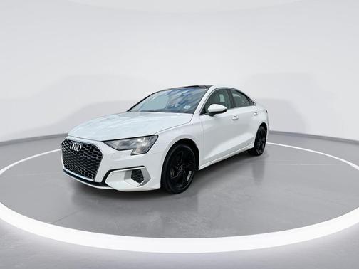 White 2022 Audi A3 Premium