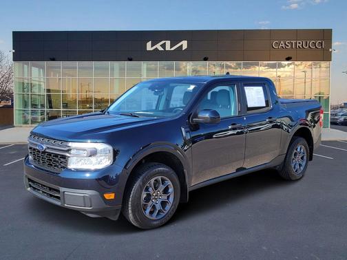 Alto Blue Metallic Tinted Clearcoat 2022 Ford Maverick XLT