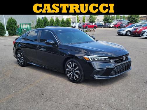 Crystal Black Pearl 2022 Honda Civic EX