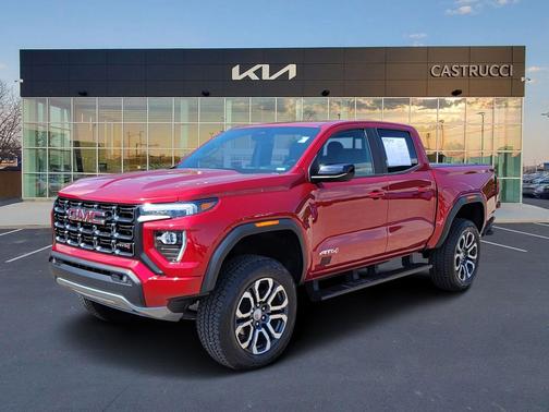 Volcanic Red Tintcoat 2023 GMC Canyon AT4