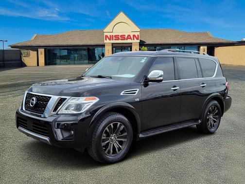 Super Black 2019 Nissan Armada Platinum