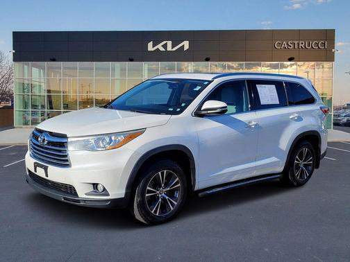 Blizzard Pearl 2016 Toyota Highlander XLE