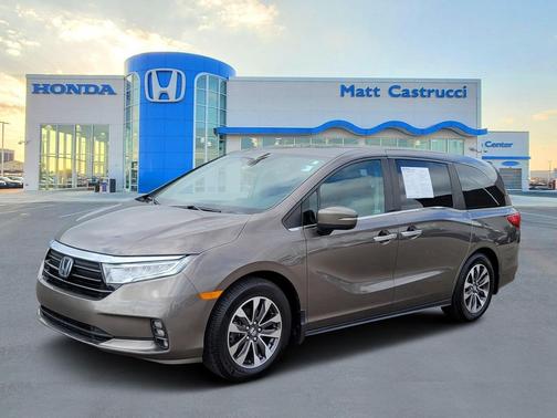 Modern Steel Metallic 2021 Honda Odyssey EX-L