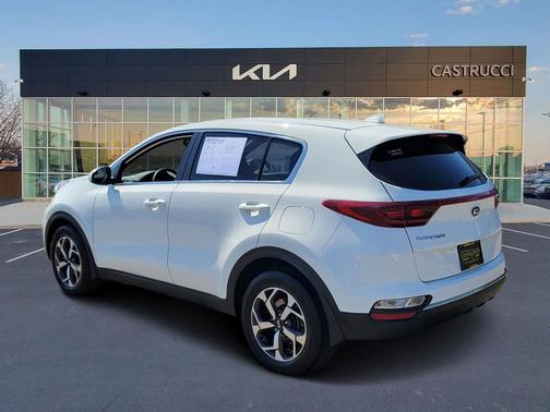 Clear White 2020 Kia Sportage LX