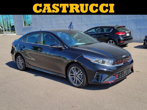 Aurora Black 2024 Kia Forte GT-Line