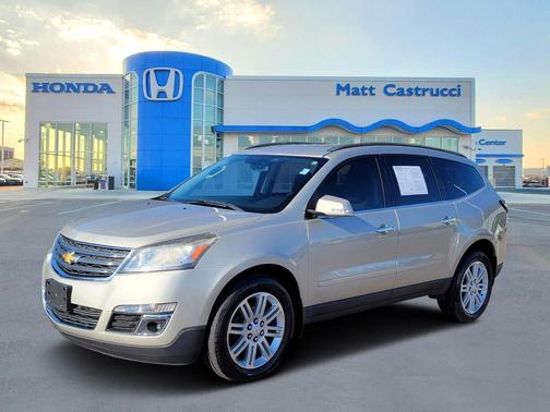 Champagne Silver Metallic 2013 Chevrolet Traverse 1LT