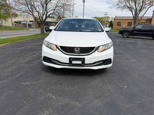 White 2014 Honda Civic LX
