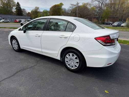 White 2014 Honda Civic LX