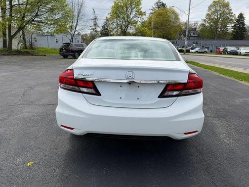 White 2014 Honda Civic LX