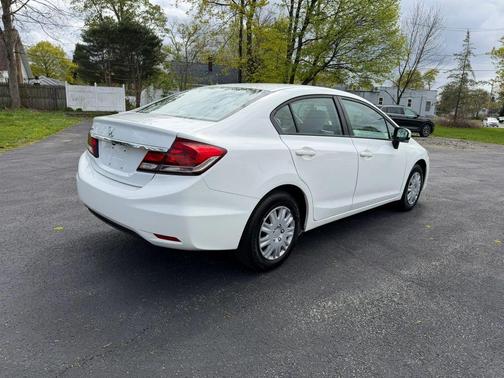 White 2014 Honda Civic LX