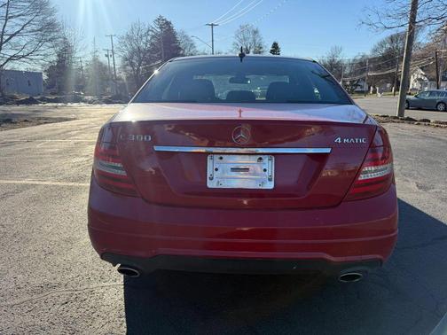 Red 2013 Mercedes-Benz C-Class C 300 4MATIC Luxury