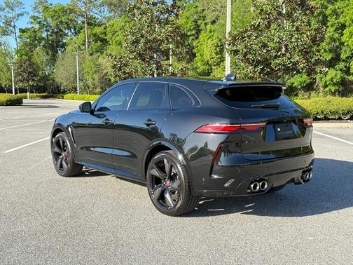 Santorini Black 2023 Jaguar F-PACE SVR P550 AWD Automatic