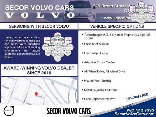 Denim Blue Metallic 2023 Volvo XC60 Ultimate Dark Theme
