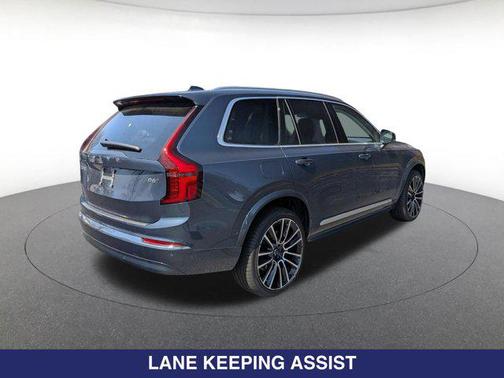 Denim Blue Metallic 2026 Volvo XC90 Plus, B6 AWD Gas (mild hybrid), Gasoline, Bright, 6 Seats