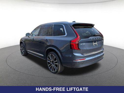 Denim Blue Metallic 2026 Volvo XC90 Plus, B6 AWD Gas (mild hybrid), Gasoline, Bright, 6 Seats