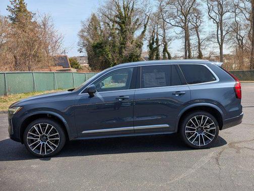 Denim Blue Metallic 2026 Volvo XC90 Plus, B6 AWD Gas (mild hybrid), Gasoline, Bright, 6 Seats