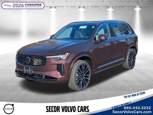 Mulberry Red Metallic 2026 Volvo XC90 B6 Plus 7-Seater