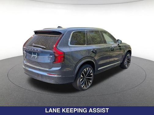 Denim Blue Metallic 2026 Volvo XC90 Plug-In Hybrid Plus, T8 AWD, Electric/Gasoline, Bright, 6 Seats