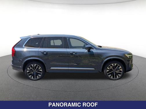 Denim Blue Metallic 2026 Volvo XC90 Plug-In Hybrid Plus, T8 AWD, Electric/Gasoline, Bright, 6 Seats