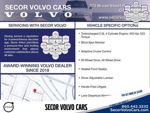 Vapour Gray Metallic 2024 Volvo XC60 Recharge Plug-In Hybrid Plus Dark Theme