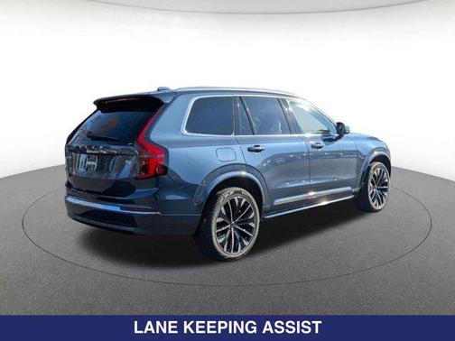 Denim Blue Metallic 2026 Volvo XC90 Plus, B6 AWD Gas (mild hybrid), Gasoline, Bright, 7 Seats