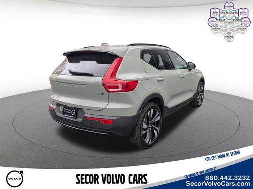 Sage Green Metallic 2023 Volvo XC40 Plus Dark Theme