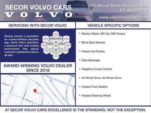 Crystal White Metallic 2025 Volvo EX90 Twin Motor Ultra