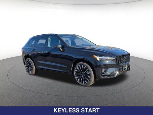 Onyx Black Metallic 2026 Volvo XC60 Plug-In Hybrid Ultra, T8 AWD Electric/Gasoline, Dark
