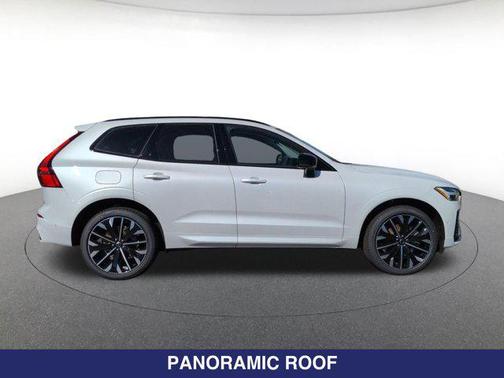 Crystal White Metallic 2026 Volvo XC60 Plug-In Hybrid Ultra, T8 AWD Electric/Gasoline, Dark