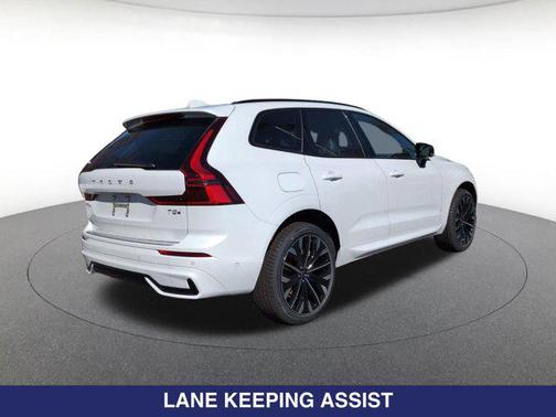 Crystal White Metallic 2026 Volvo XC60 Plug-In Hybrid Ultra, T8 AWD Electric/Gasoline, Dark