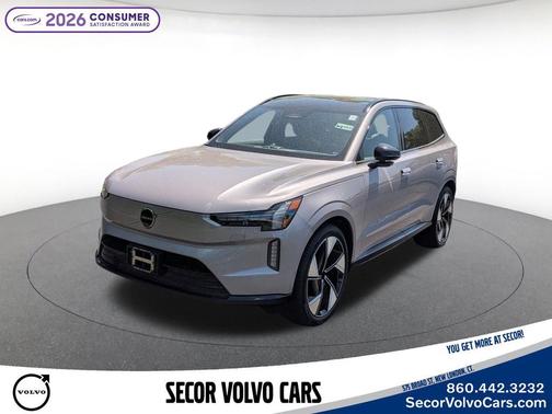 Aurora Blue 2026 Volvo EX90 Ultra, Twin Motor Performance, Fully electric, 7 Seats
