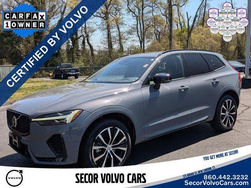 Thunder Gray Metallic 2023 Volvo XC60 Plus Dark Theme