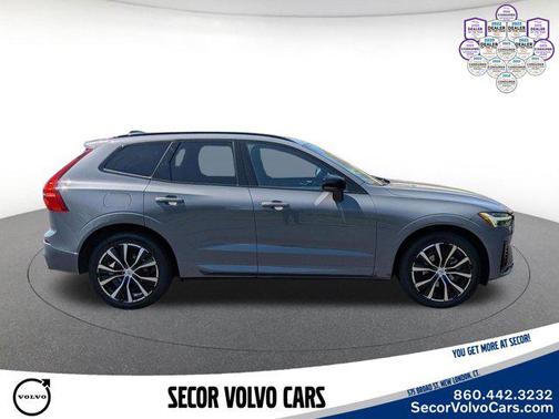 Thunder Gray Metallic 2023 Volvo XC60 Plus Dark Theme