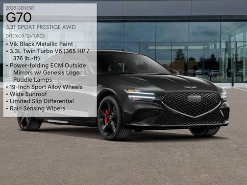 2026 Genesis G70 3.3T AWD Sport Prestige