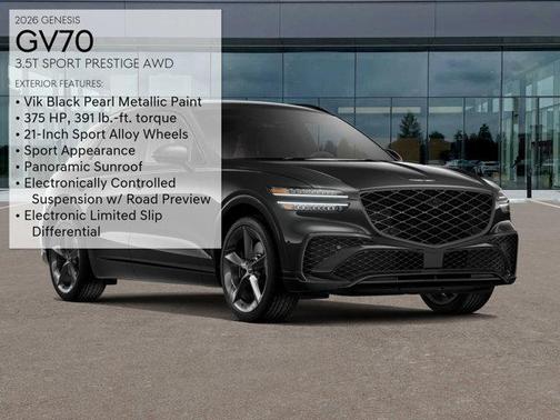 2026 Genesis GV70 3.5T Sport Prestige